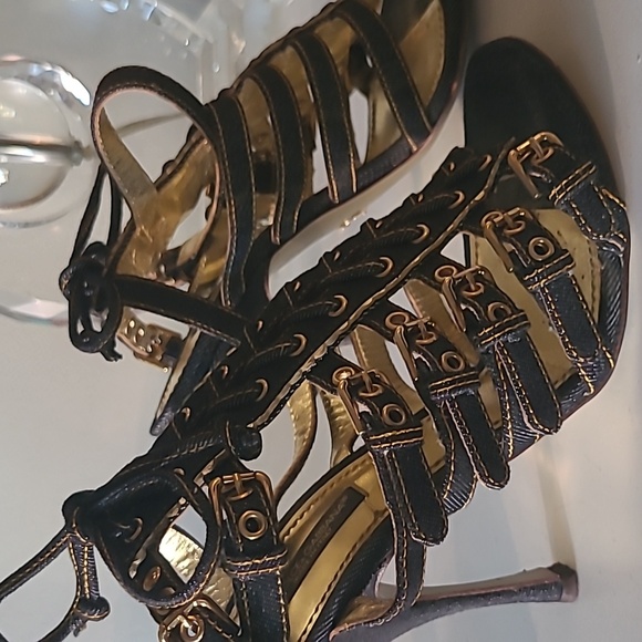 DOLCE & GABBANA Denim Sandals - Picture 11 of 17
